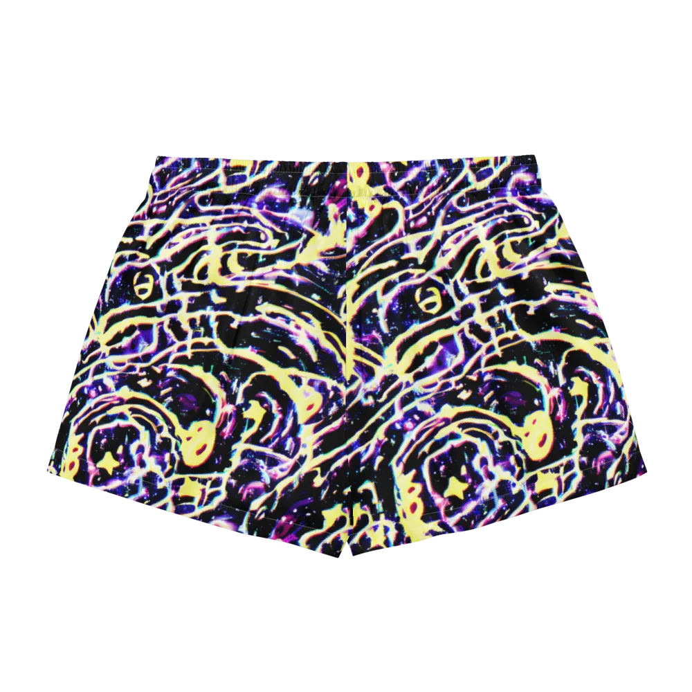 Plasma Vine on Women's Pajama Shorts — Back