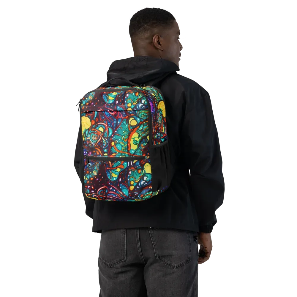 Ember Lagoon on Utility Backpack — Back