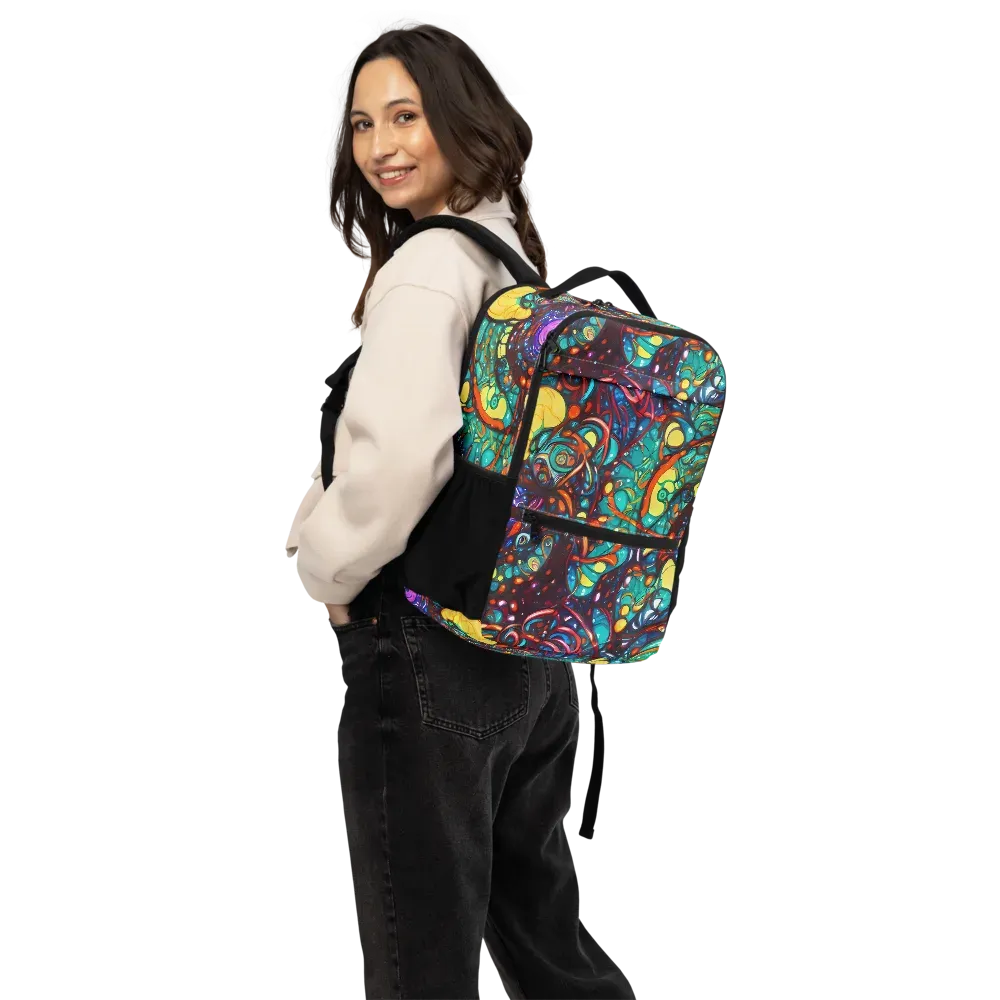 Ember Lagoon on Utility Backpack — Back