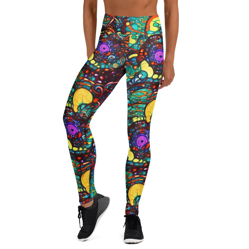 Ember Lagoon on Yoga Leggings — Front