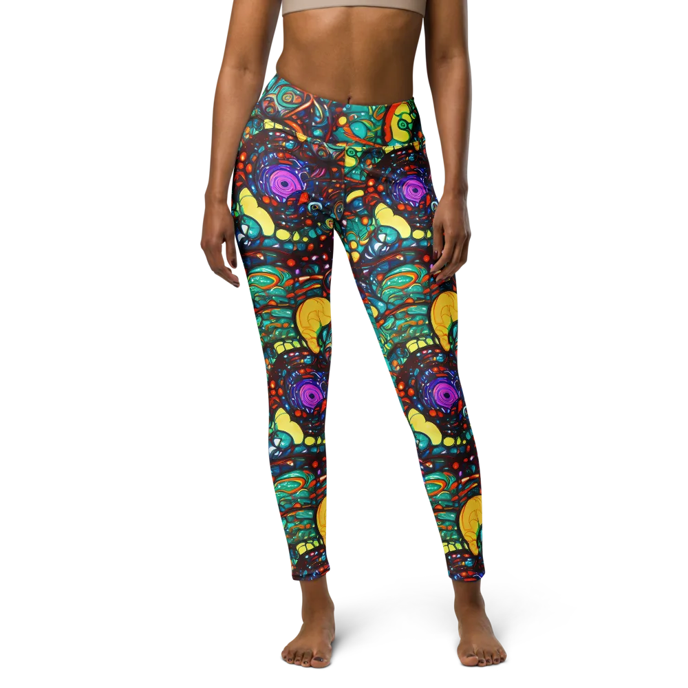 Ember Lagoon on Yoga Leggings — Front