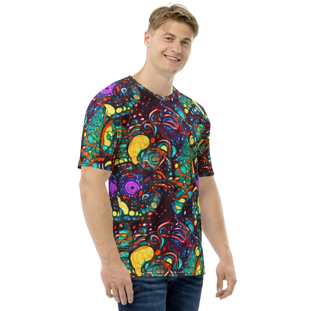 Ember Lagoon on Men's Crew Neck T-Shirt — Right