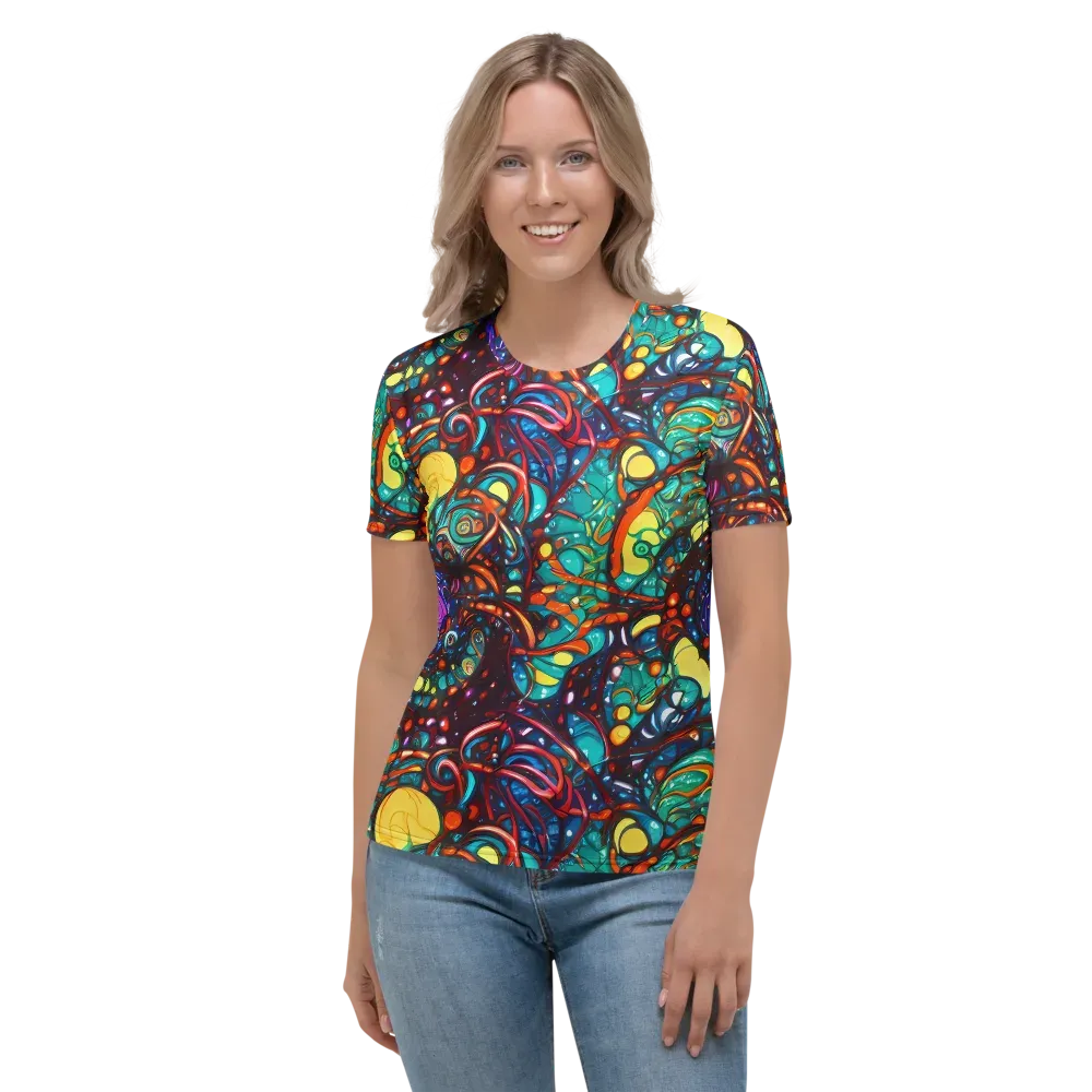Ember Lagoon on Women's Crew Neck T-Shirt — Front