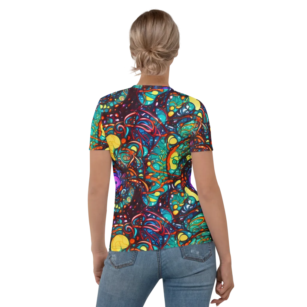 Ember Lagoon on Women's Crew Neck T-Shirt — Back