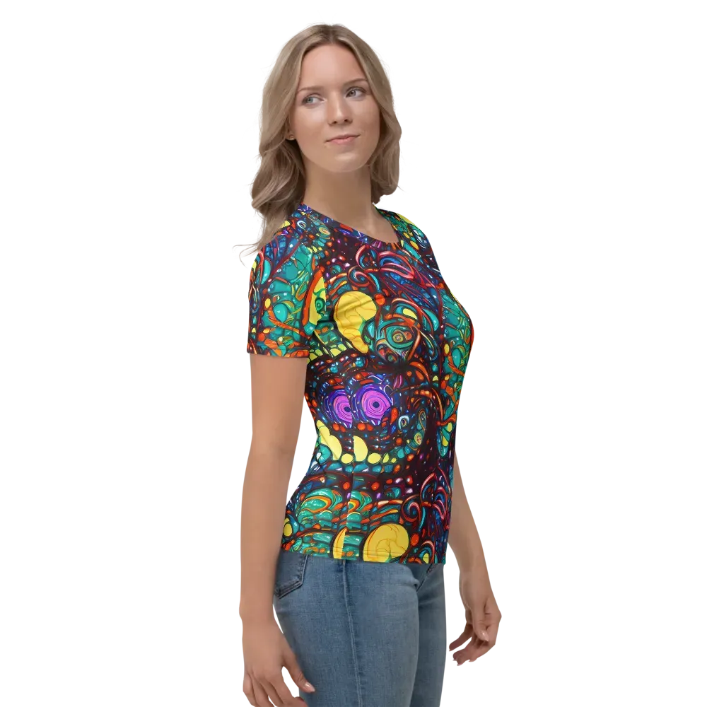 Ember Lagoon on Women's Crew Neck T-Shirt — Right