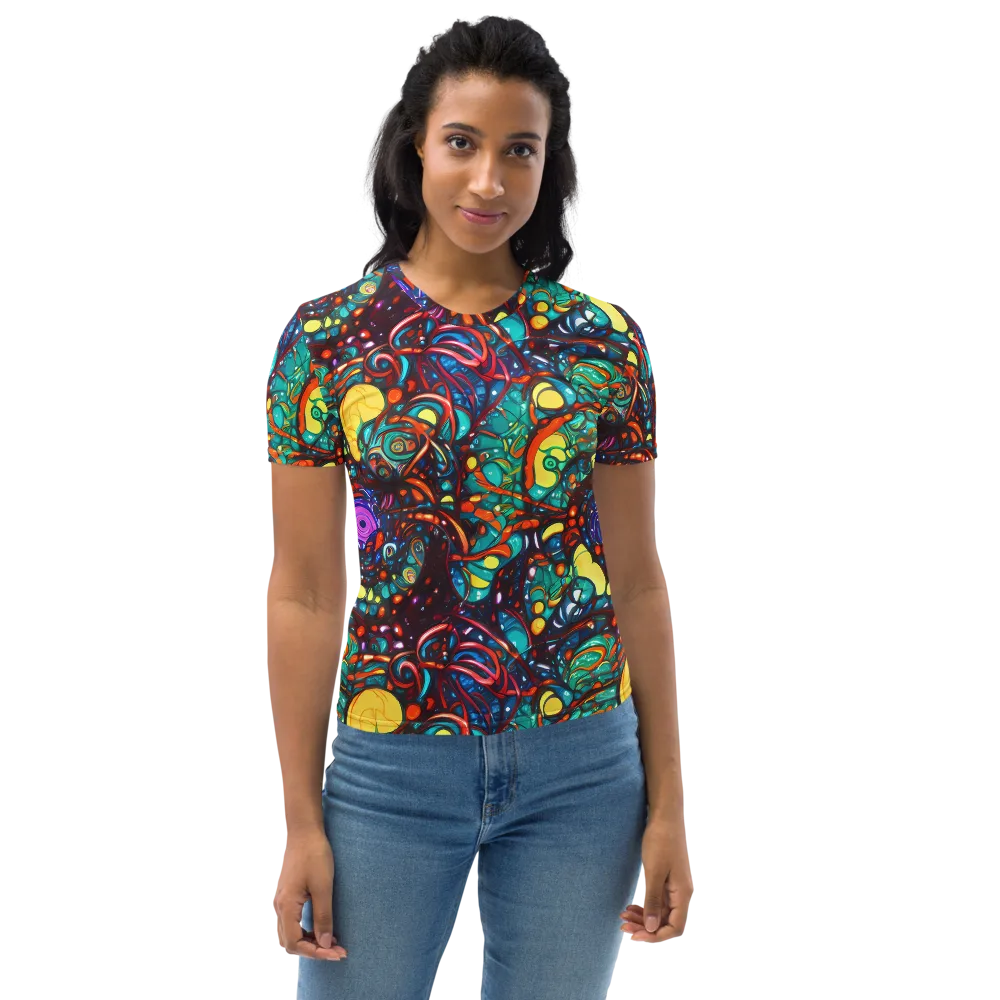 Ember Lagoon on Women's Crew Neck T-Shirt — Front