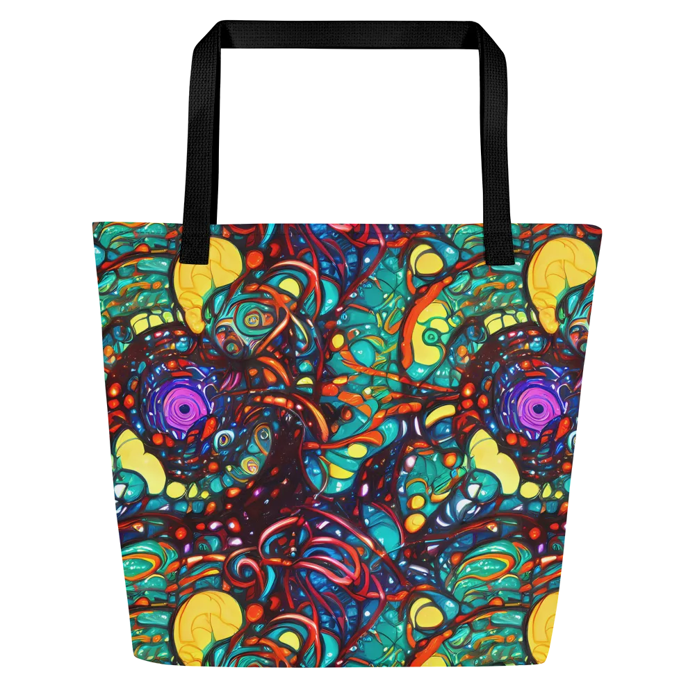 Ember Lagoon on Large Tote Bag W/ Pocket — Front