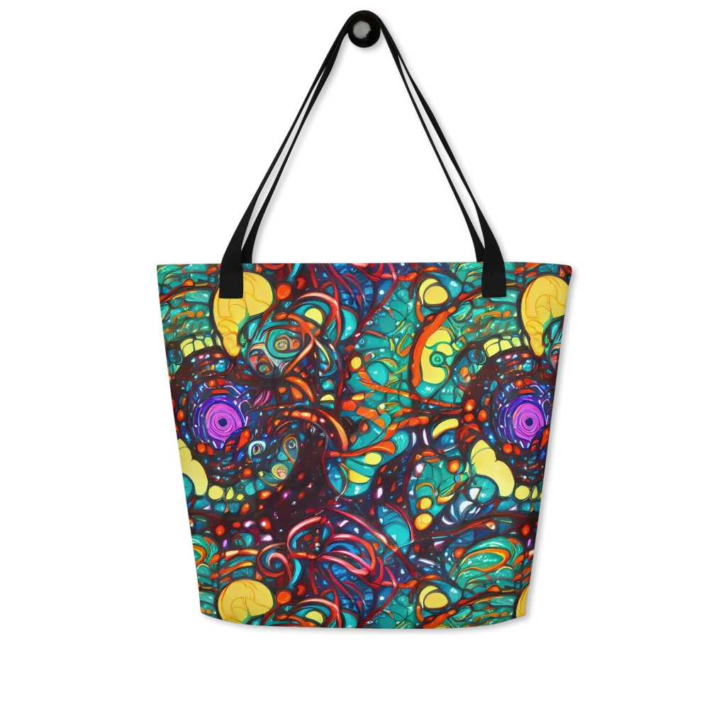 Ember Lagoon on Large Tote Bag W/ Pocket — Front