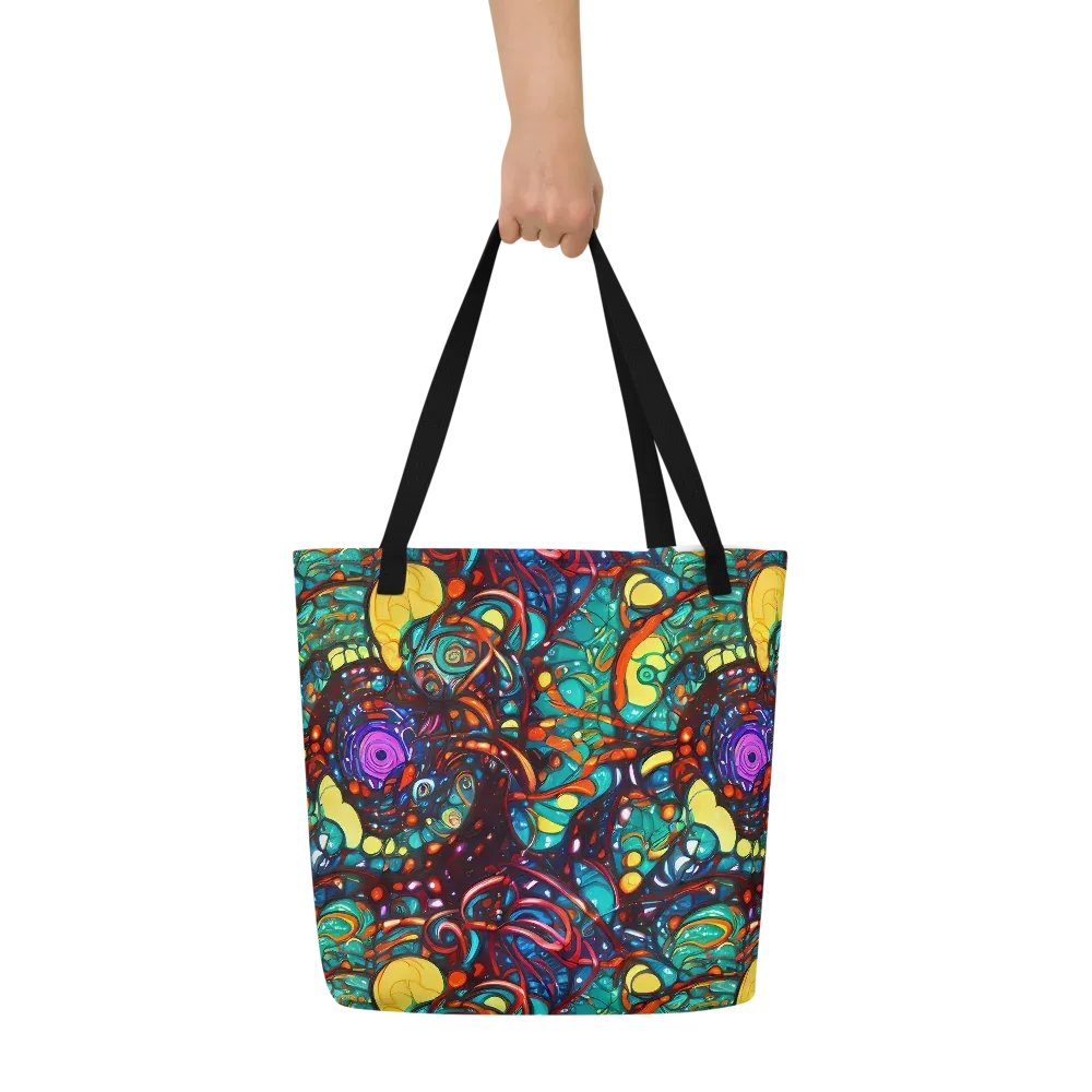 Ember Lagoon on Large Tote Bag W/ Pocket — Front