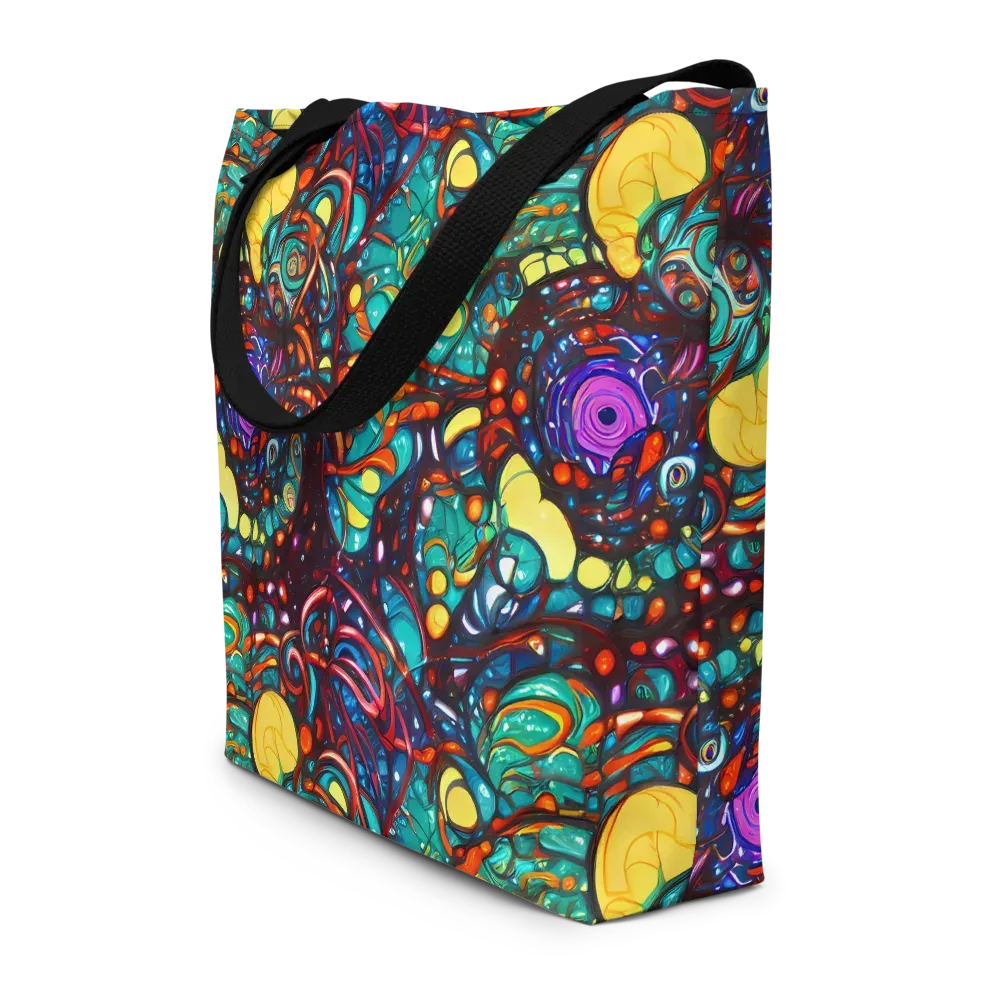 Ember Lagoon on Large Tote Bag W/ Pocket — Front