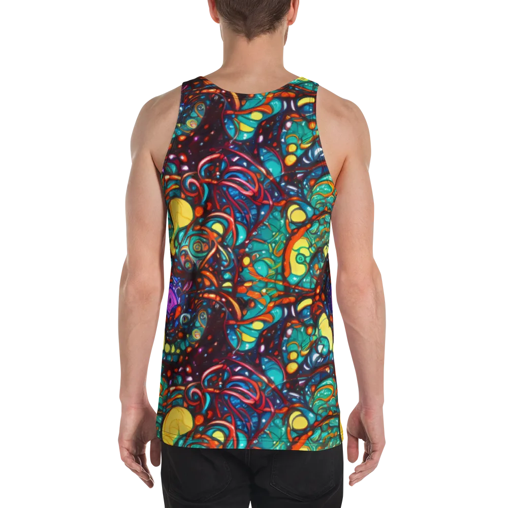 Ember Lagoon on Men's Tank Top — Back
