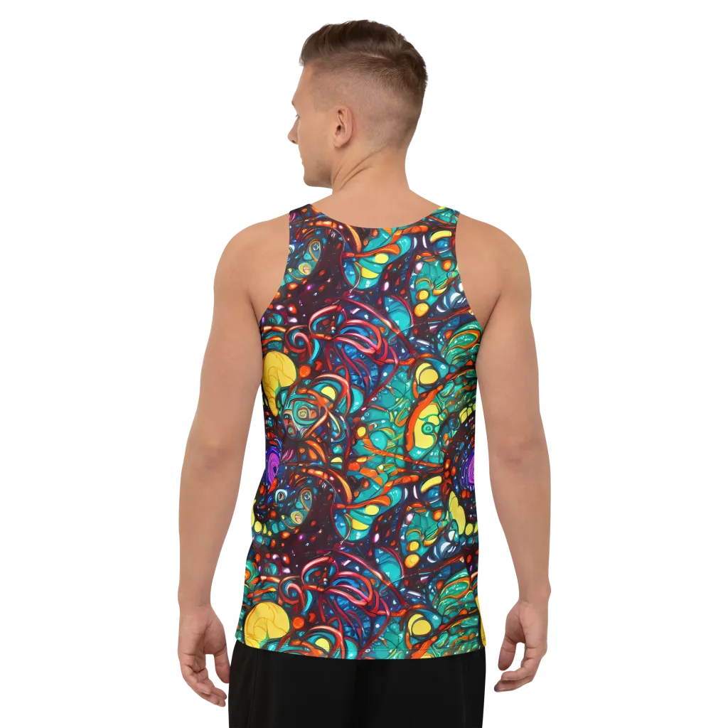 Ember Lagoon on Men's Tank Top — Back