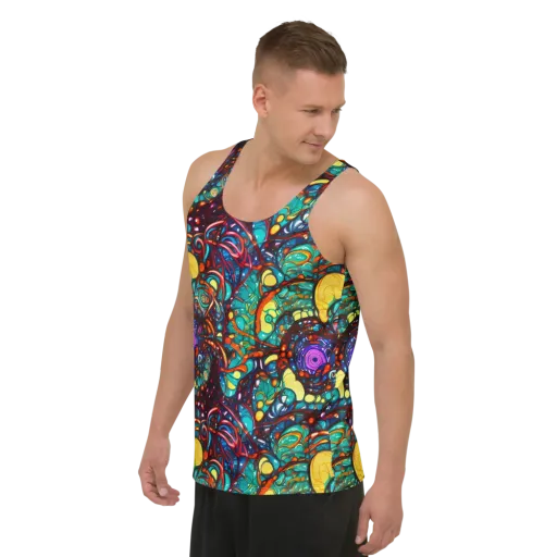 Ember Lagoon on a Men's Tank Top