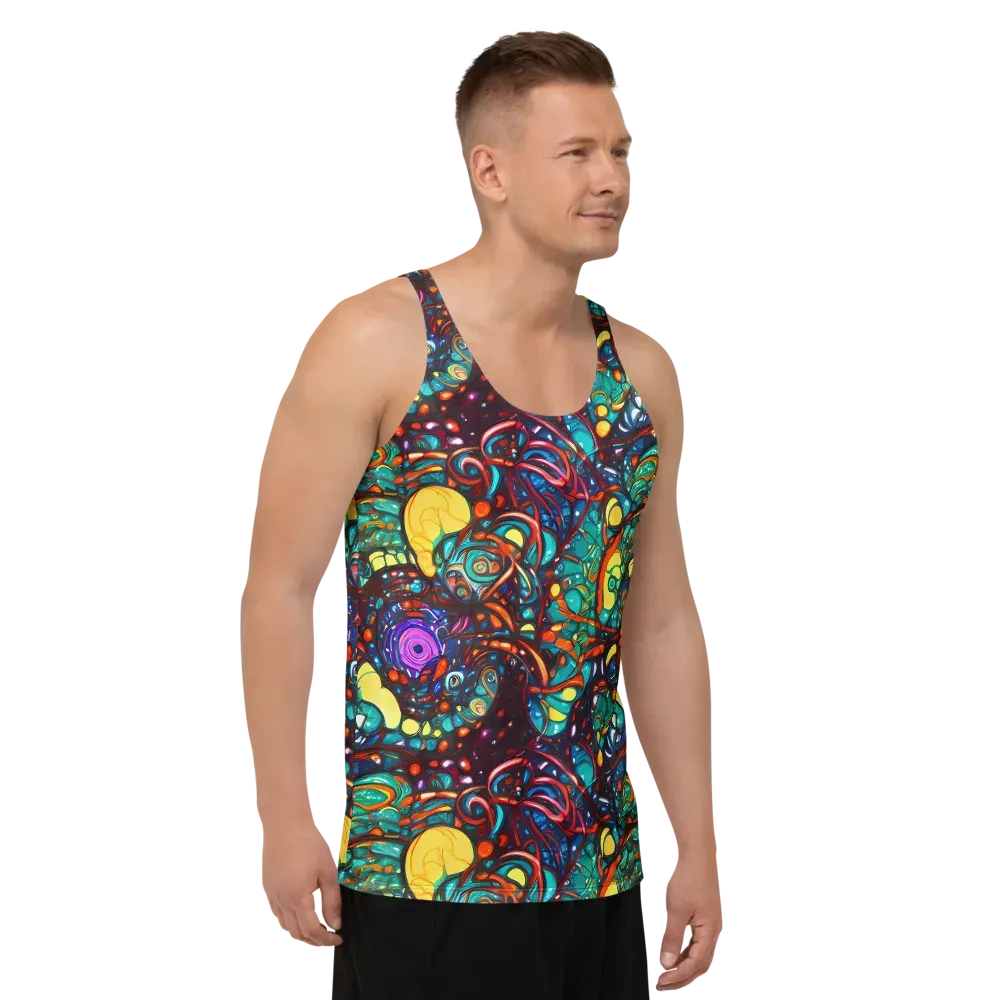 Ember Lagoon on Men's Tank Top — Right Front