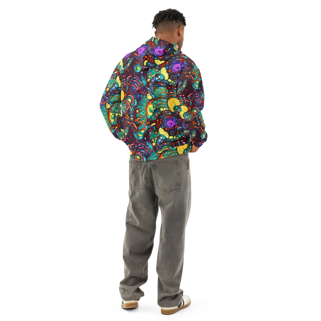 Ember Lagoon on Cotton Hoodie — Back