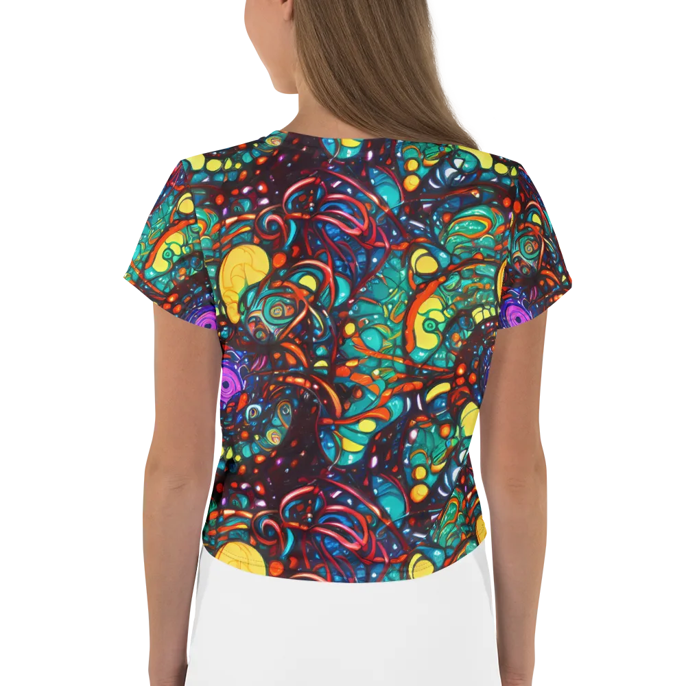 Ember Lagoon on Crop Tee — Back