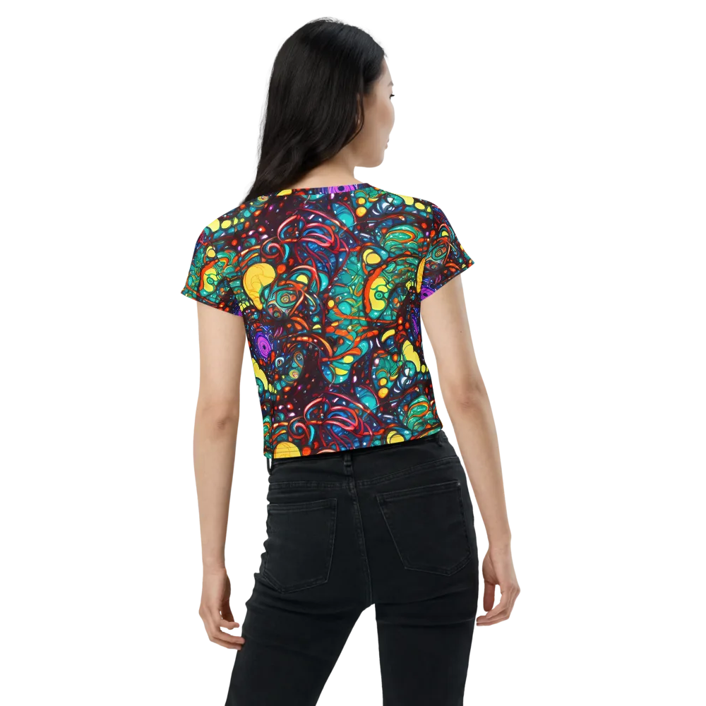 Ember Lagoon on Crop Tee — Back