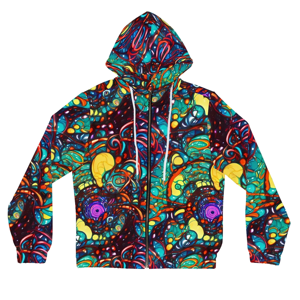Ember Lagoon on Women's Full-Zip Hoodie — Front