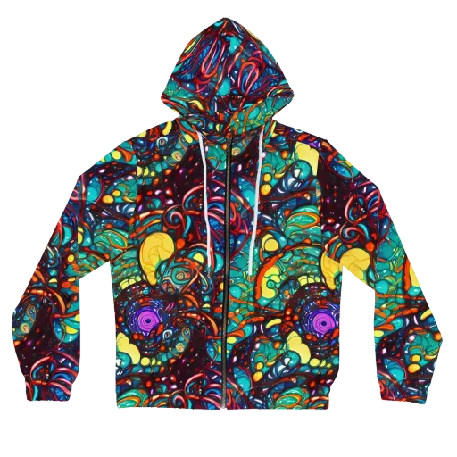 Ember Lagoon on a Women's Full-Zip Hoodie