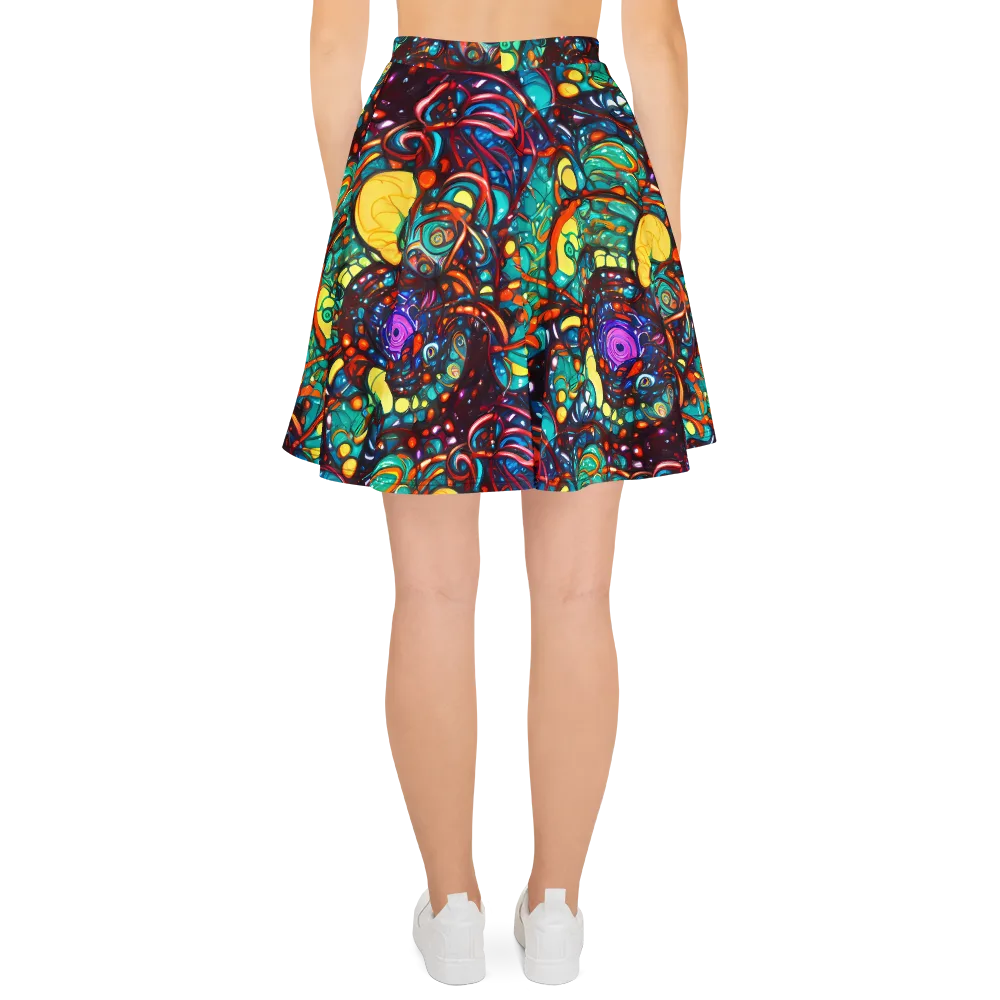 Ember Lagoon on Skater Skirt — Back