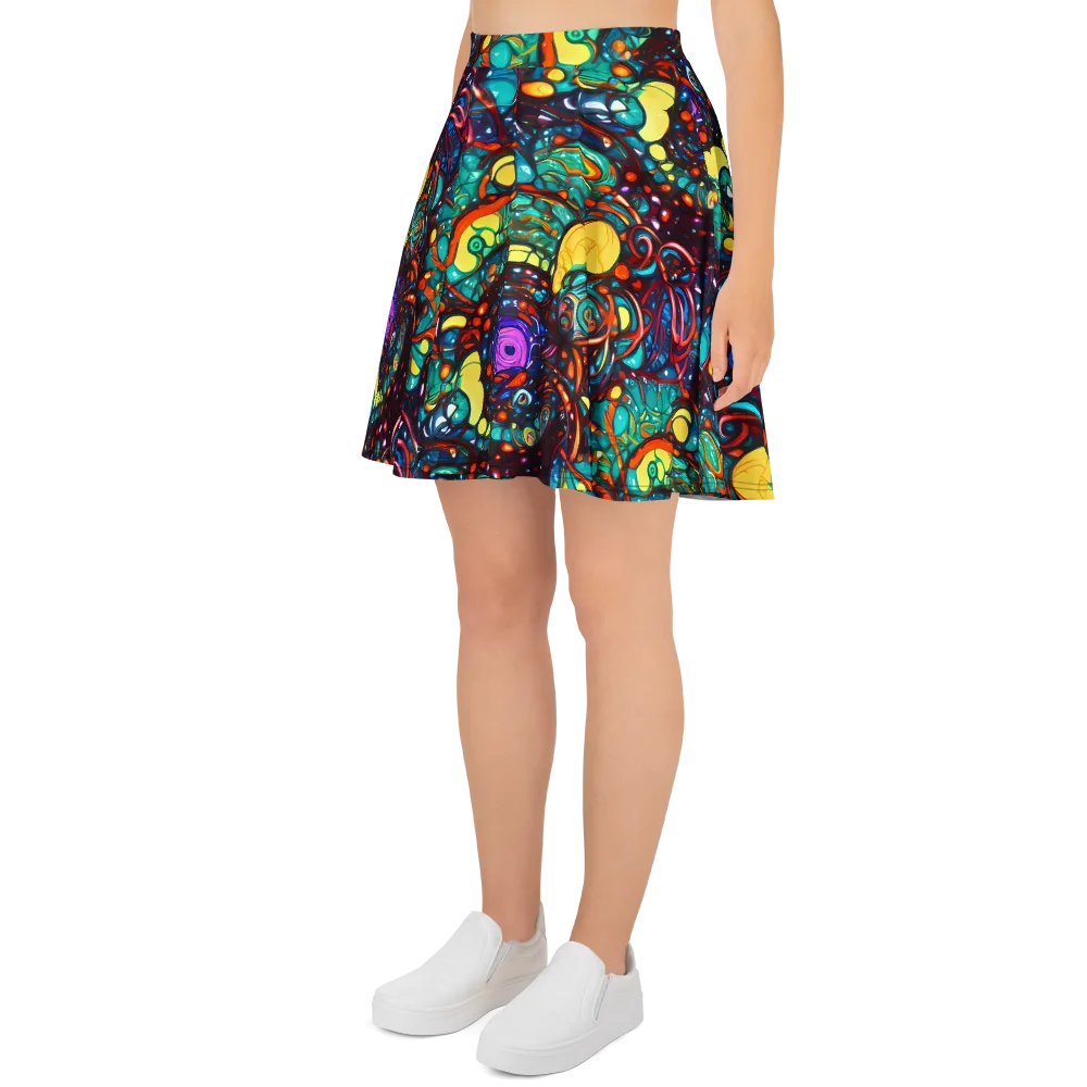 Ember Lagoon on Skater Skirt — Left