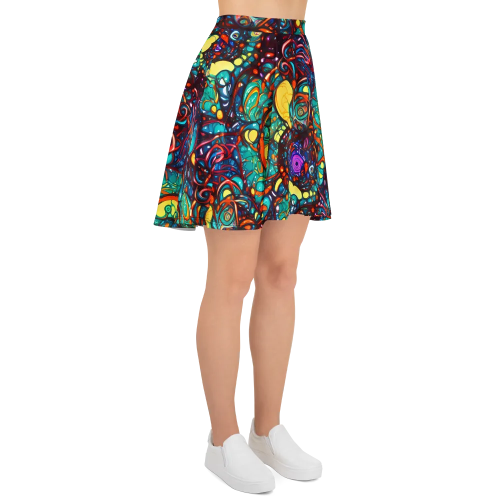 Ember Lagoon on Skater Skirt — Right