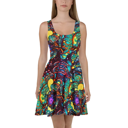 Ember Lagoon on a Skater Dress