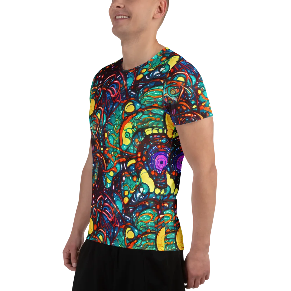 Ember Lagoon on Men's Athletic T-Shirt — Left