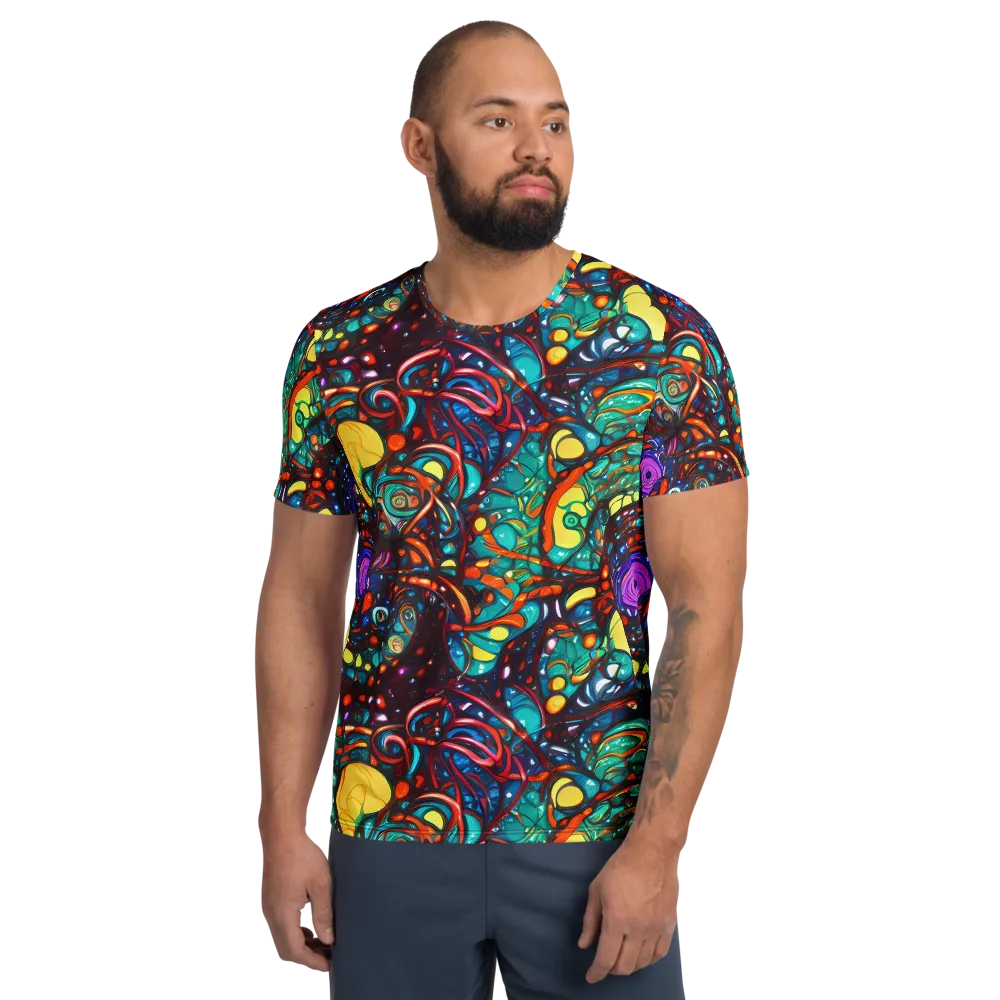 Ember Lagoon on Men's Athletic T-Shirt — Front