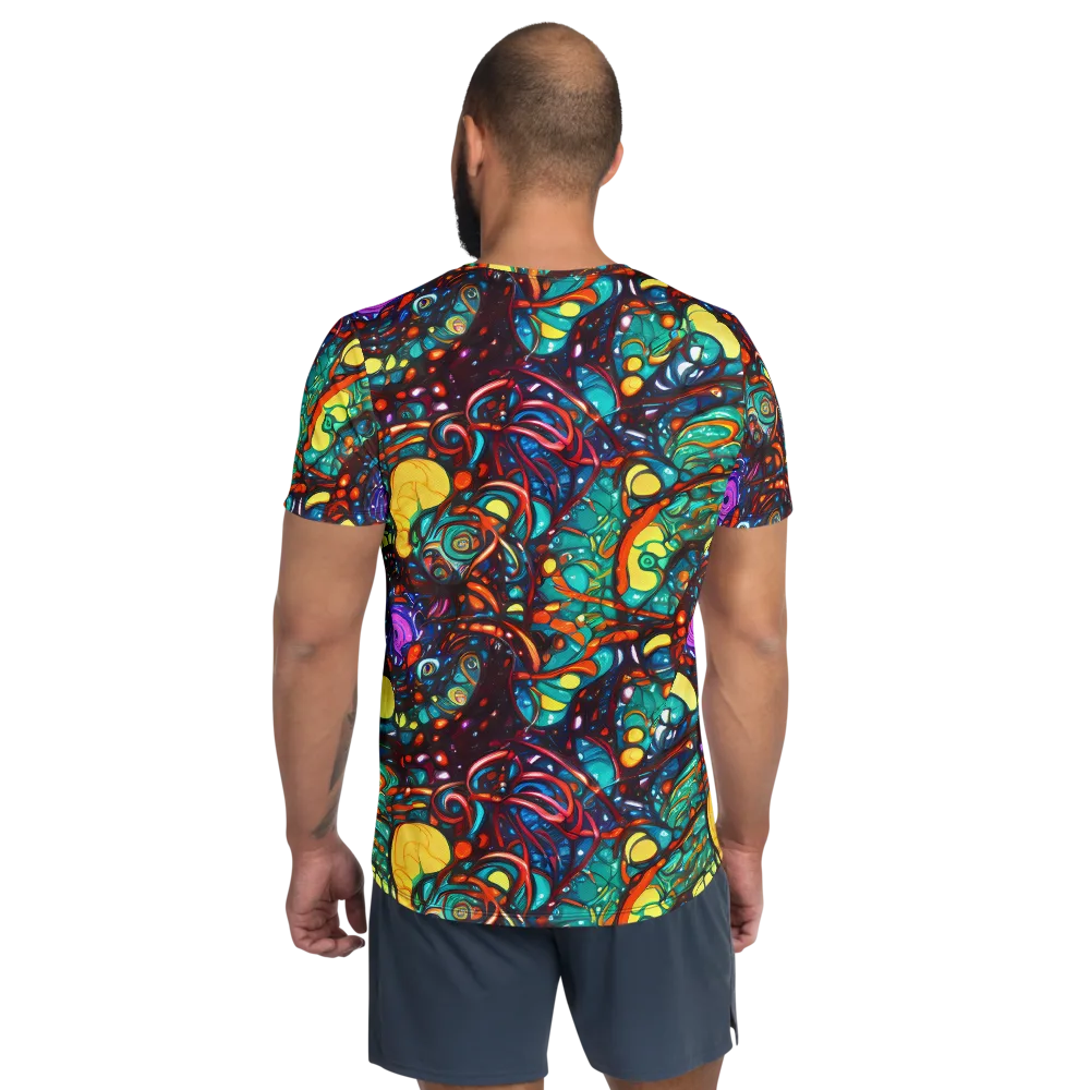 Ember Lagoon on Men's Athletic T-Shirt — Back
