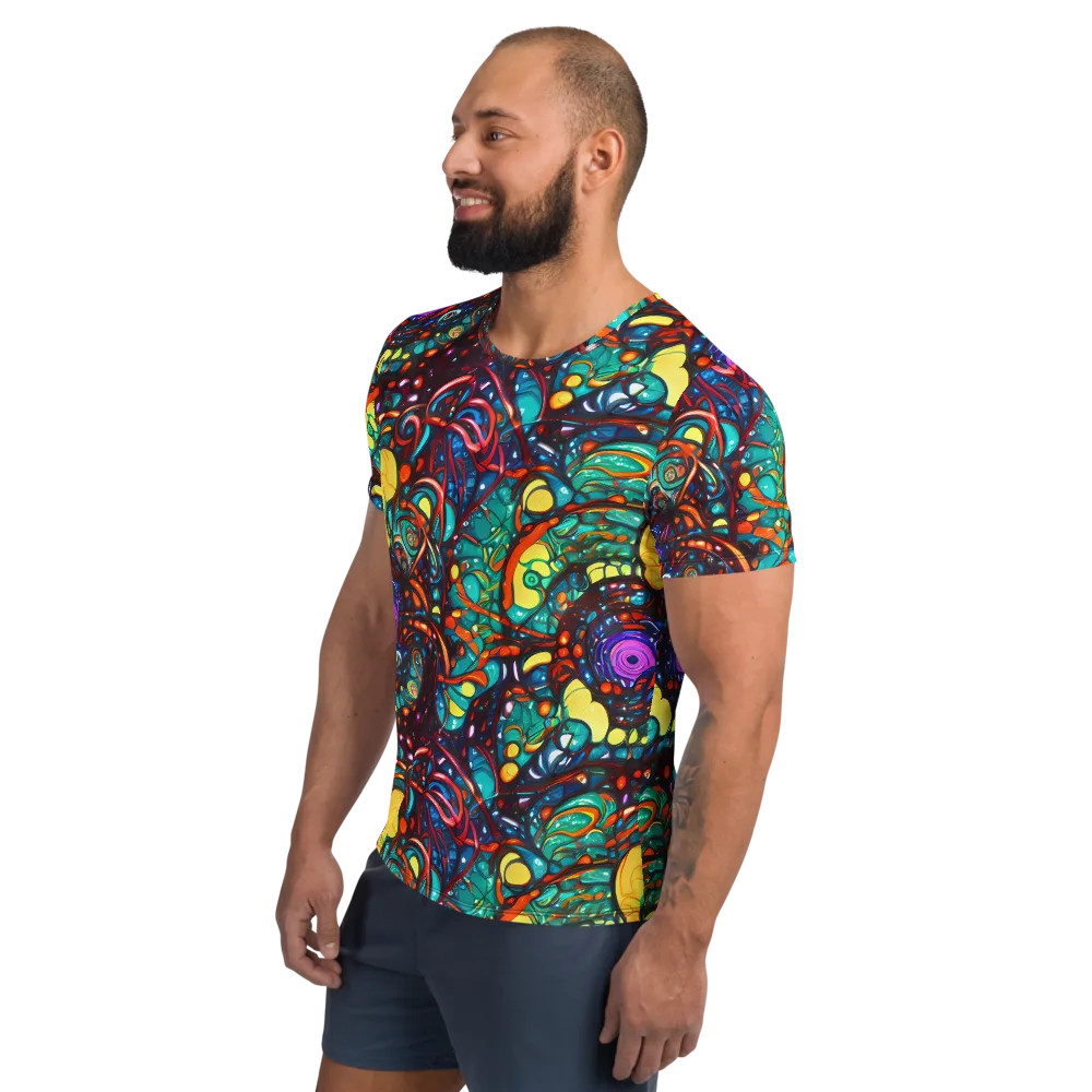 Ember Lagoon on Men's Athletic T-Shirt — Left