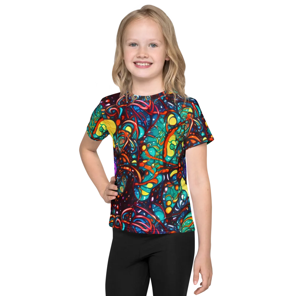 Ember Lagoon on Kids Crew Neck T-Shirt — Front