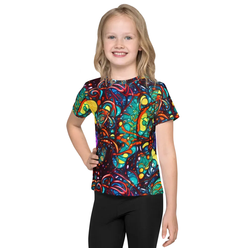 Ember Lagoon on Kids Crew Neck T-Shirt — Front