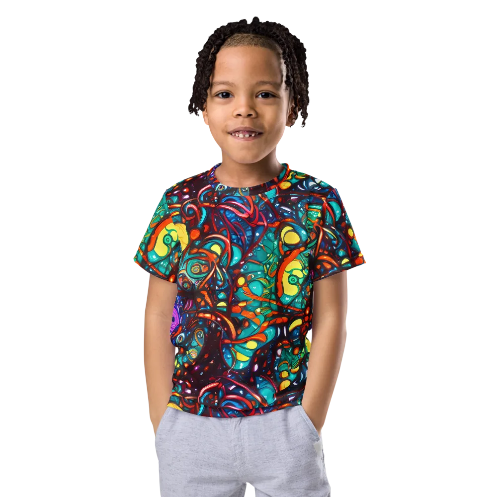 Ember Lagoon on Kids Crew Neck T-Shirt — Front