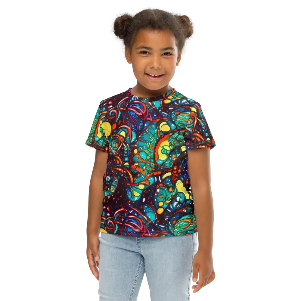Ember Lagoon on Kids Crew Neck T-Shirt — Front