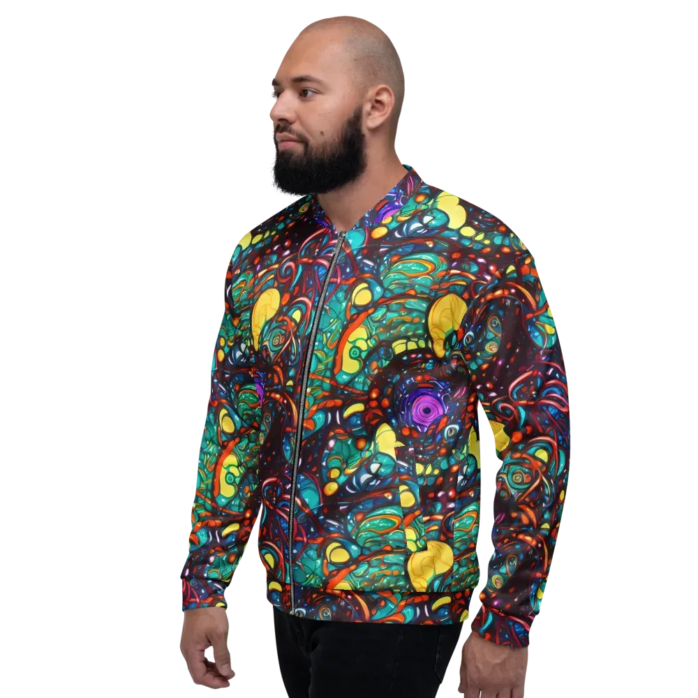 Ember Lagoon on Bomber Jacket — Left