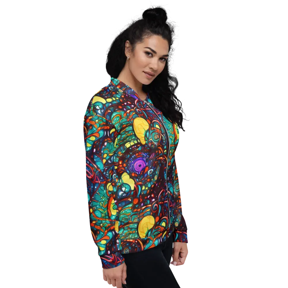Ember Lagoon on Bomber Jacket — Right