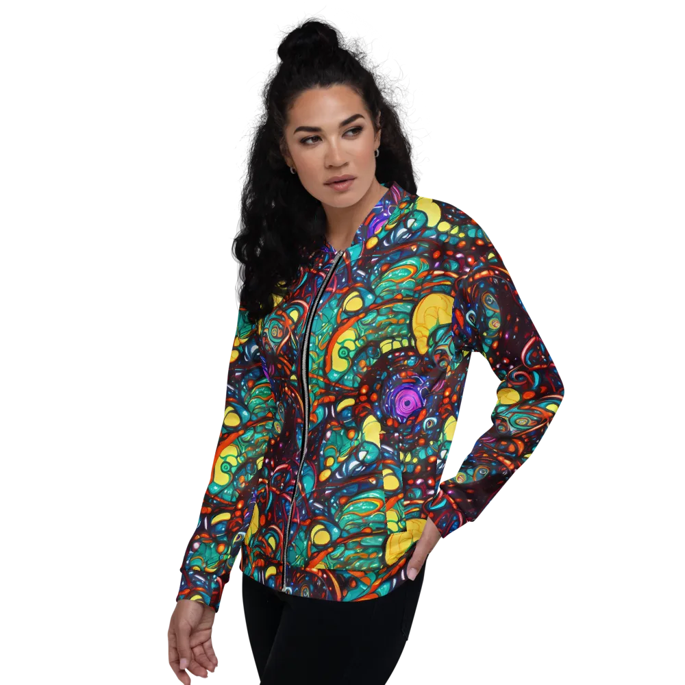 Ember Lagoon on Bomber Jacket — Left