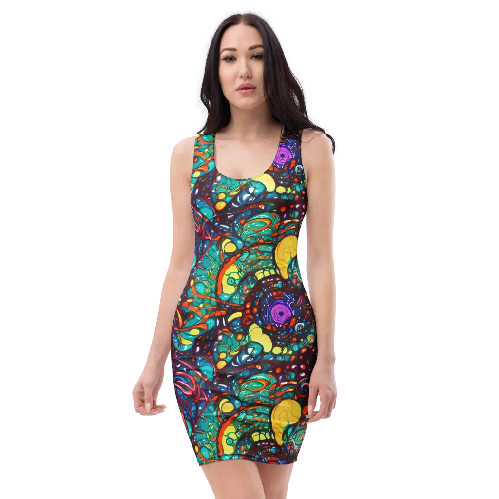 Ember Lagoon on Bodycon Dress — Front