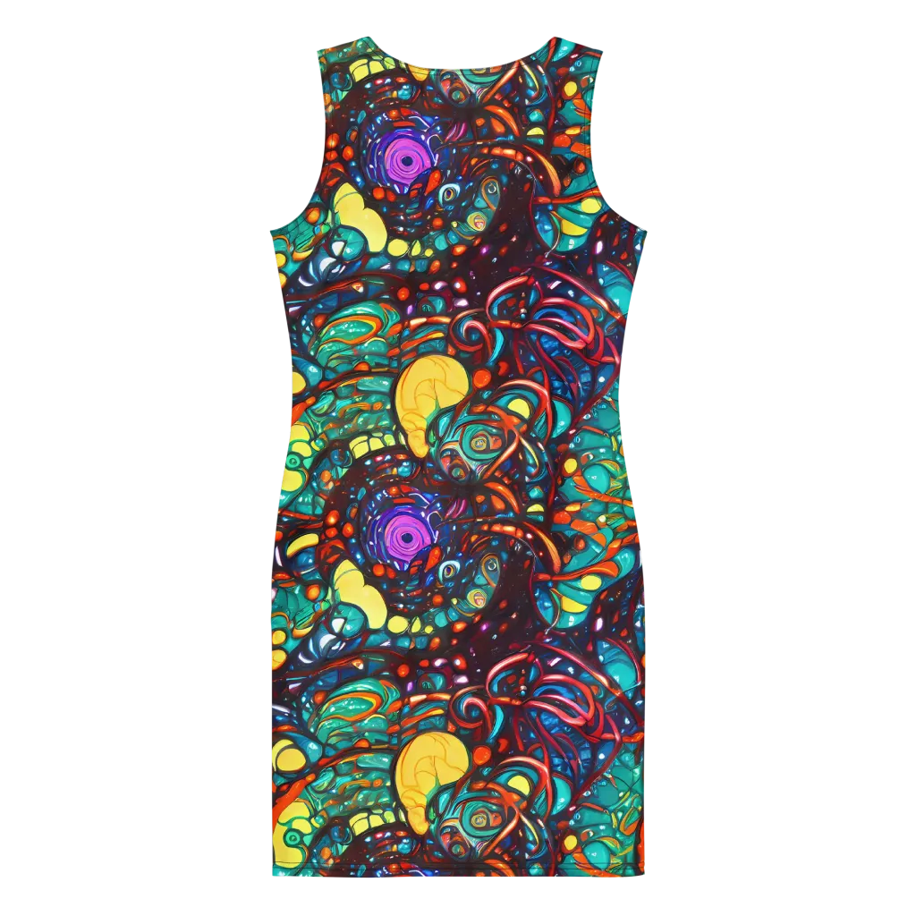 Ember Lagoon on Bodycon Dress — Back