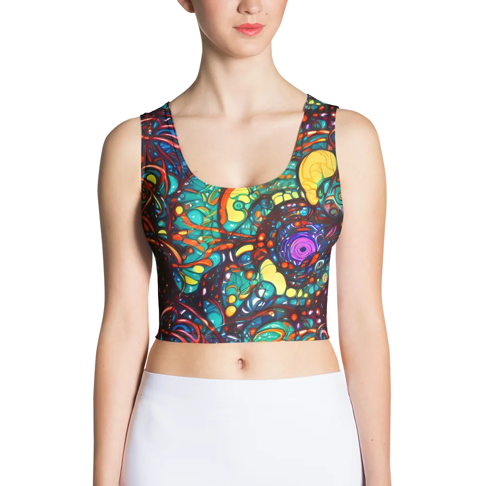 Ember Lagoon on Crop Top — Front