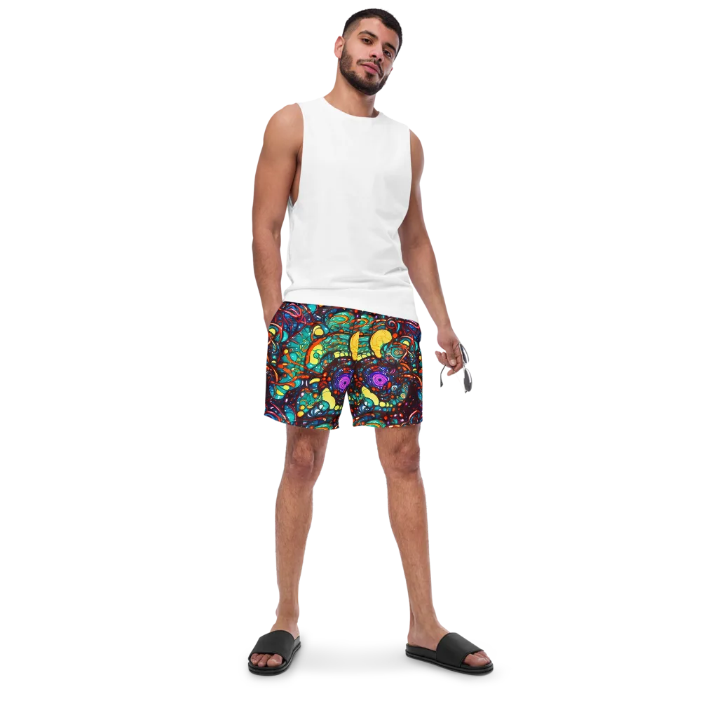 Ember Lagoon on Swim Trunks — Front