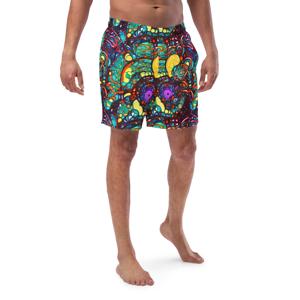 Ember Lagoon on Swim Trunks — Front