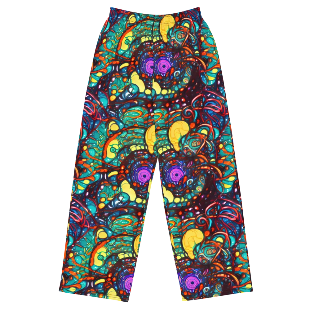 Ember Lagoon on Wide-Leg Pants — Front