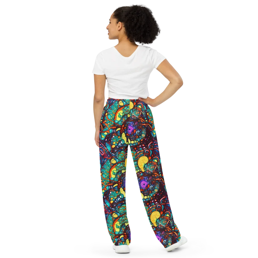 Ember Lagoon on Wide-Leg Pants — Back