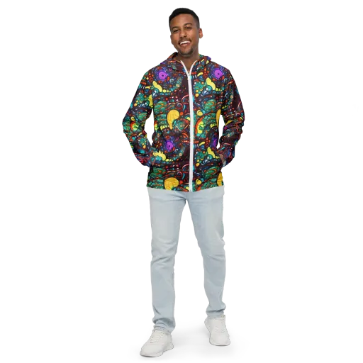 Ember Lagoon on a Men's Windbreaker