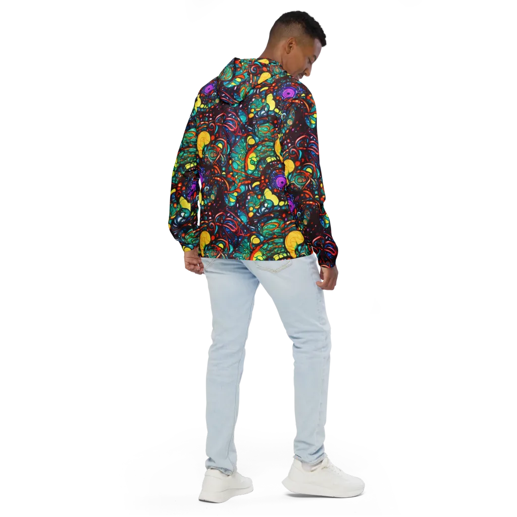 Ember Lagoon on Men's Windbreaker — Back