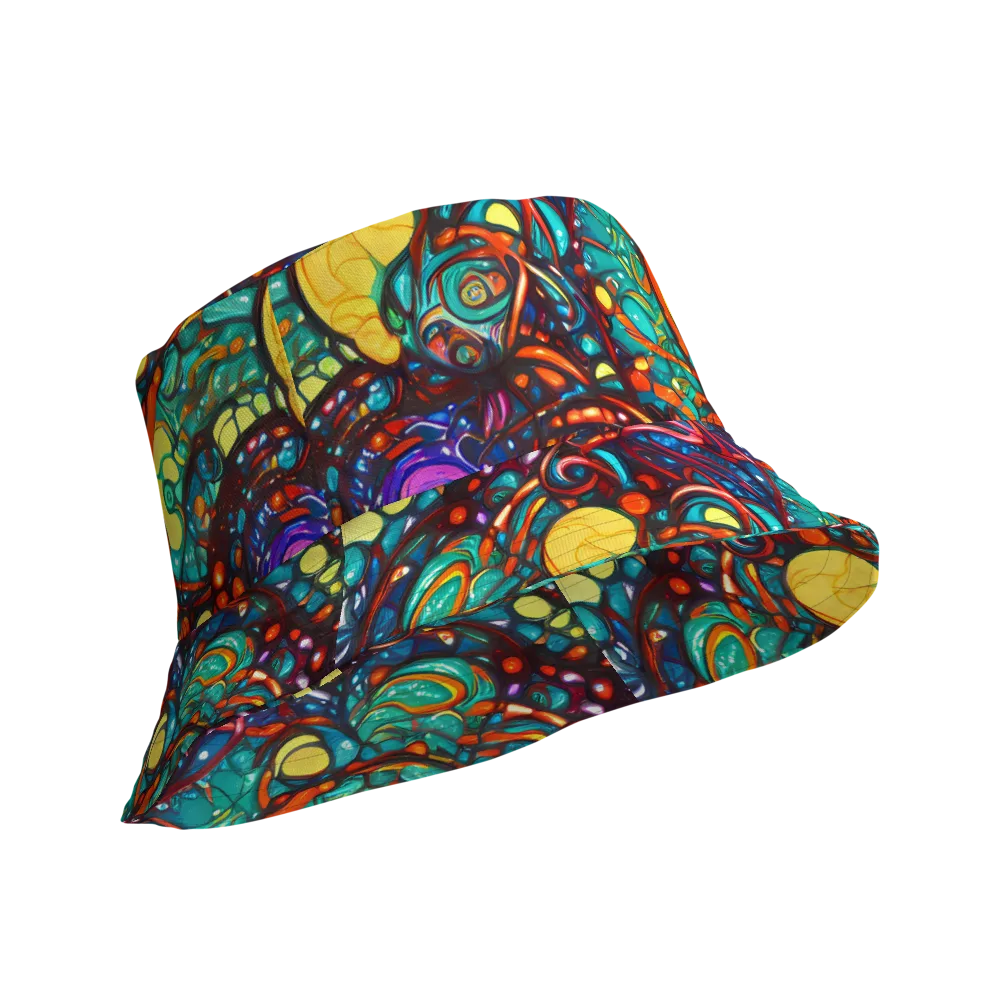 Ember Lagoon on Reversible Bucket Hat — Product details Outside