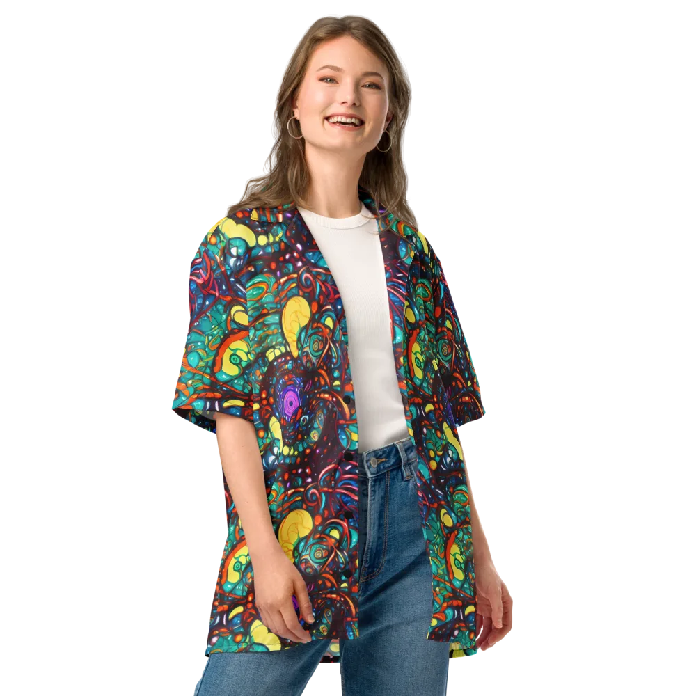 Ember Lagoon on Button Shirt — Front