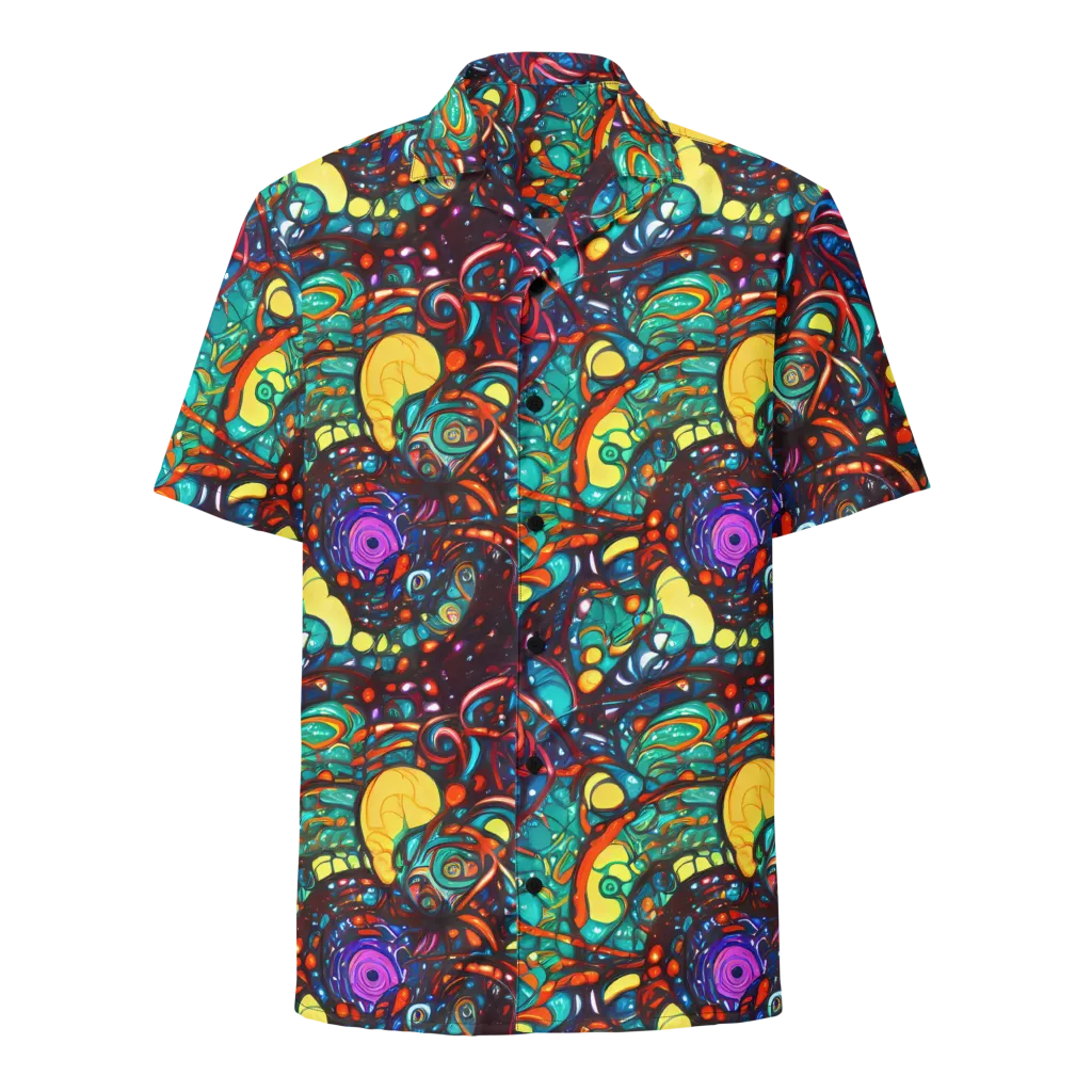 Ember Lagoon on Button Shirt — Front